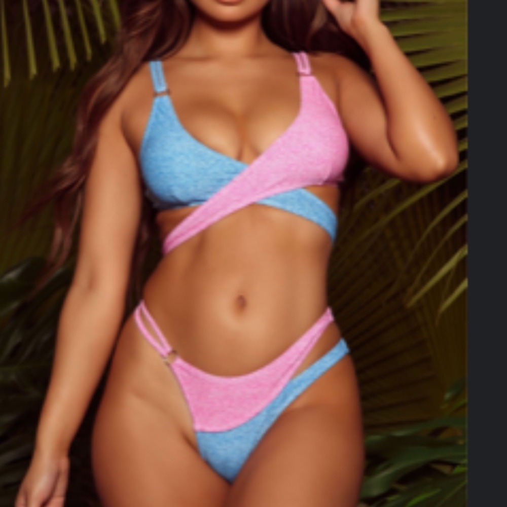 Color block bikini
